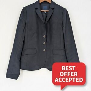 J. Crew Blazer Jacket Pinstripe Career Business Casual Work Office‎